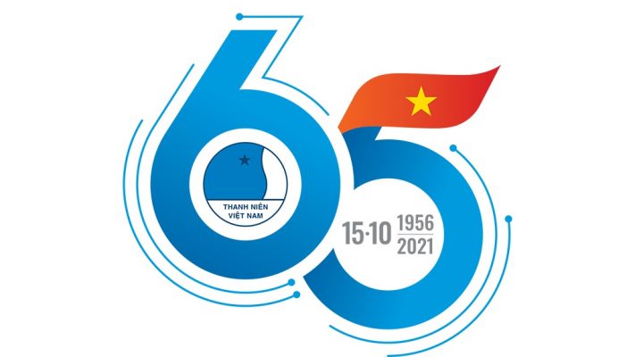 biểu trưng 65 năm Ngày truyền thống Hội Liên hiệp Thanh niên Việt Nam
