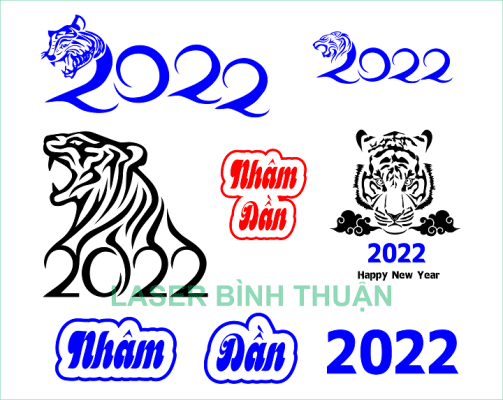 file vector 2022 nhâm dần con hổ miễn phí