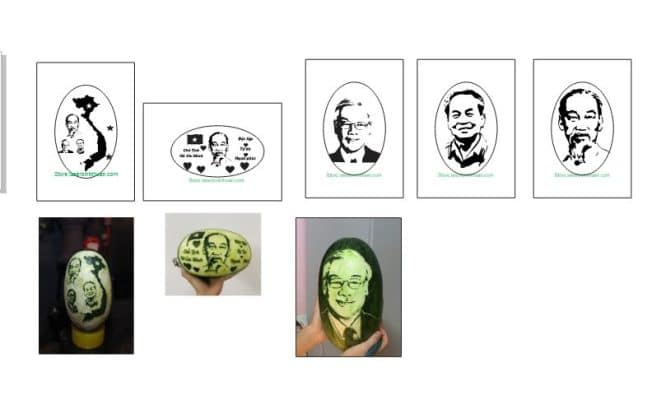 [Free] Chia Sẽ Mẫu File Dưa Hấu Bác Hồ, Bác Giáp