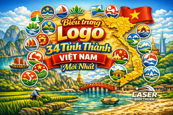 Biểu trưng Logo 34 tỉnh thành Việt Nam mới nhất